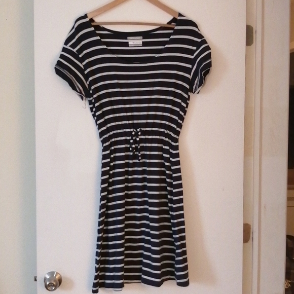 Columbia Dresses & Skirts - Columbia Blue and White Stripped dress size large